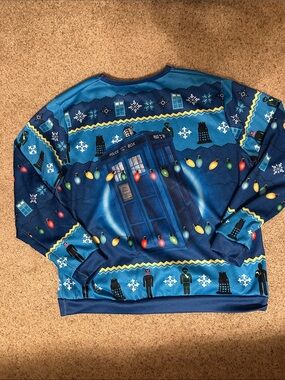 Dr. Who TARDIS Crewneck Sweater